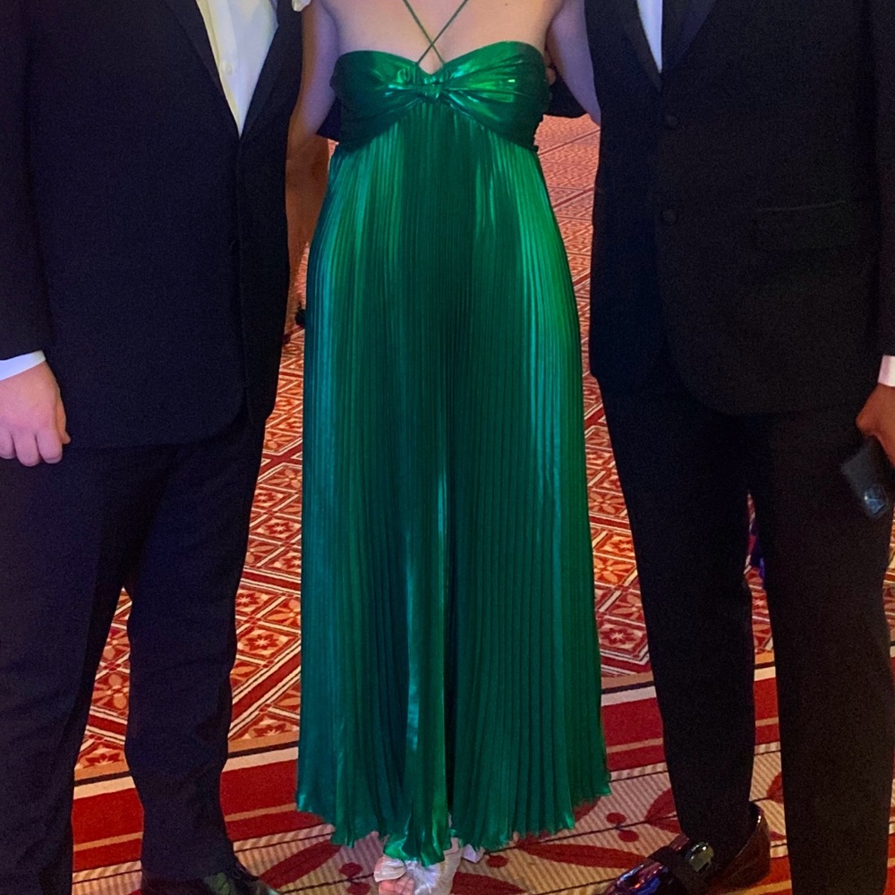 Green Anthropologie Formal Dress